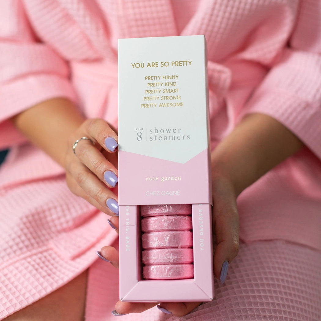 You Are So Pretty Shower Steamers - Rosé Garden - Set of 8 Tab