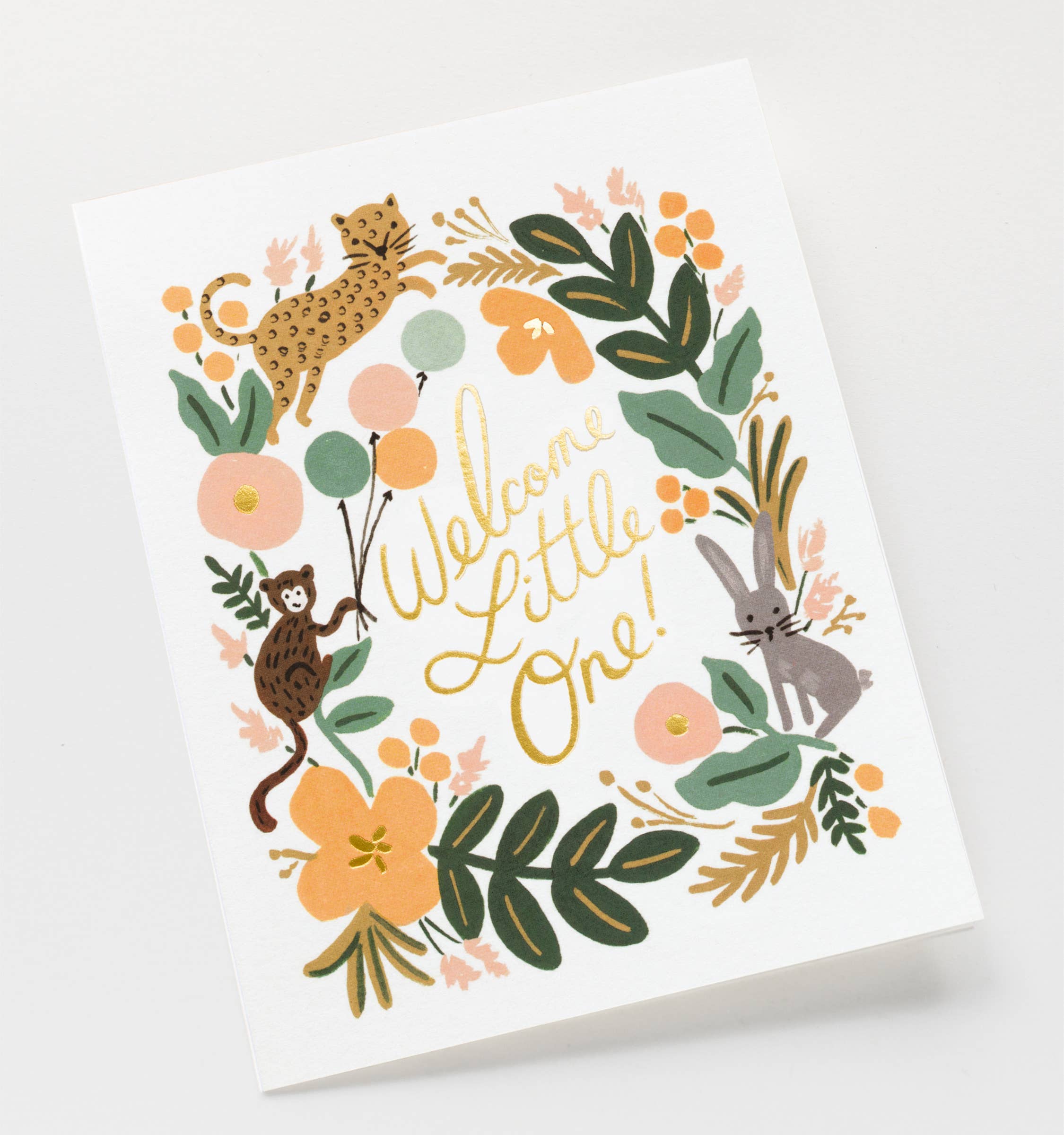 Menagerie Baby Card Welcome Little One!