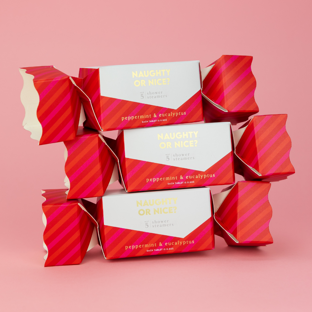 Naughty or Nice? - Mini Shower Steamer Popper Gift Set