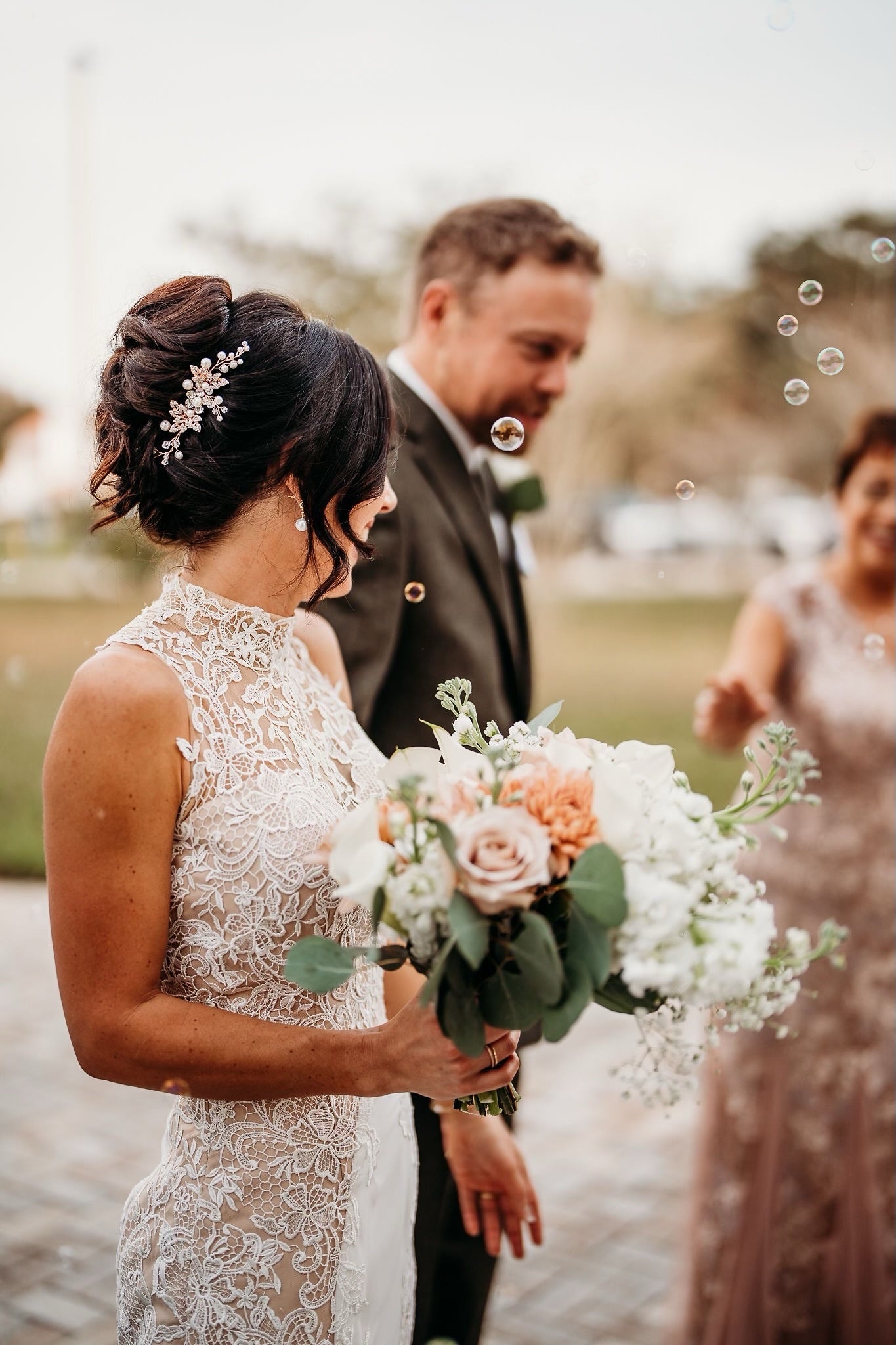 Bridal Bouquet Garden Style Petite