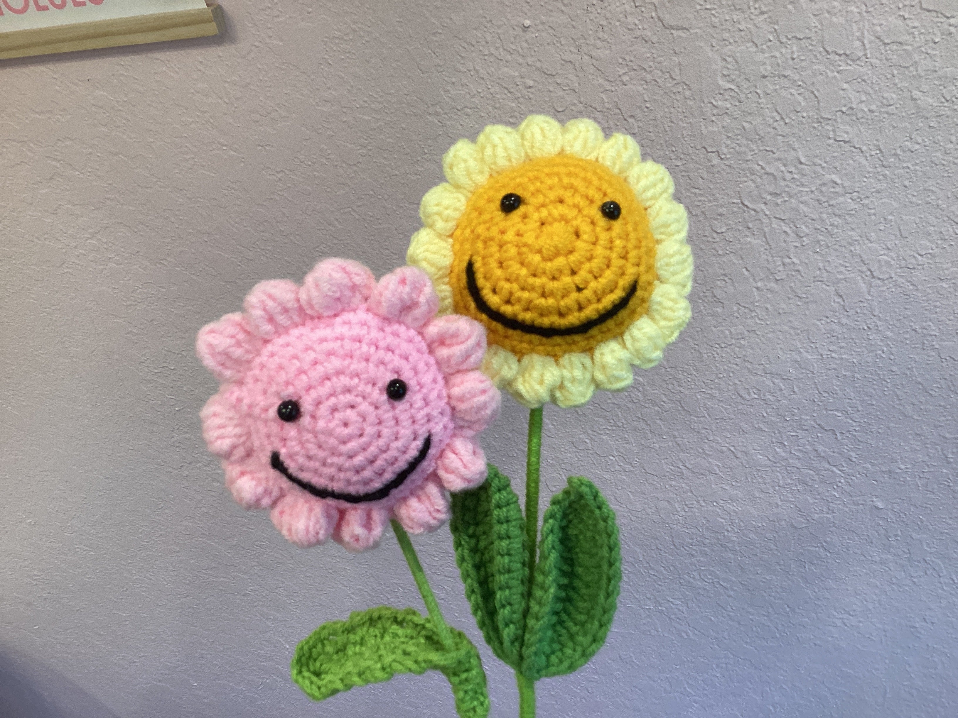 Smiley Sunflower Crochet