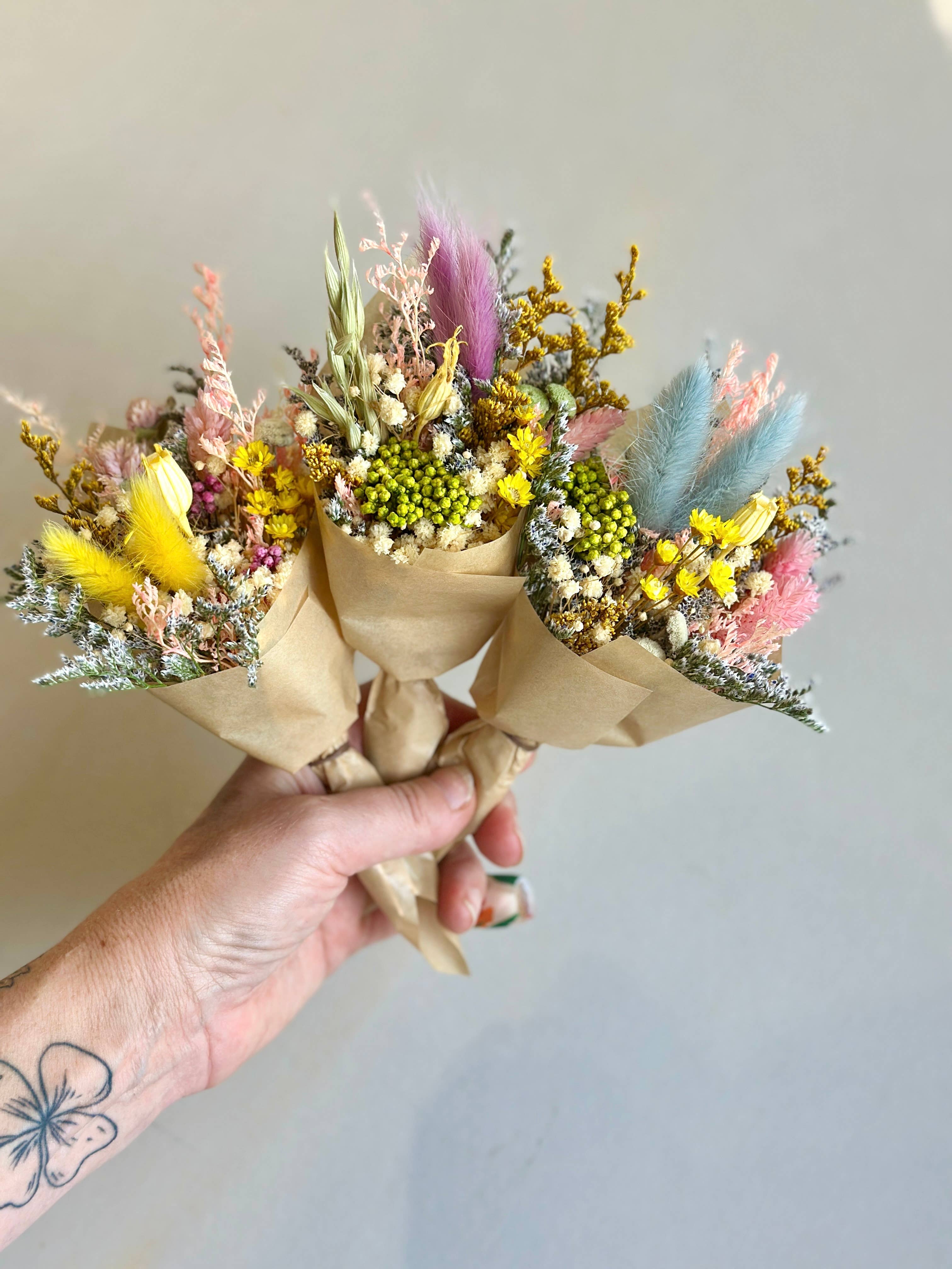 Mini Dried Bouquets