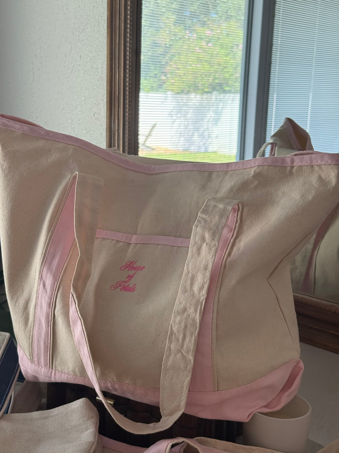 Meet Me In Safety Harbor Tote | Pink