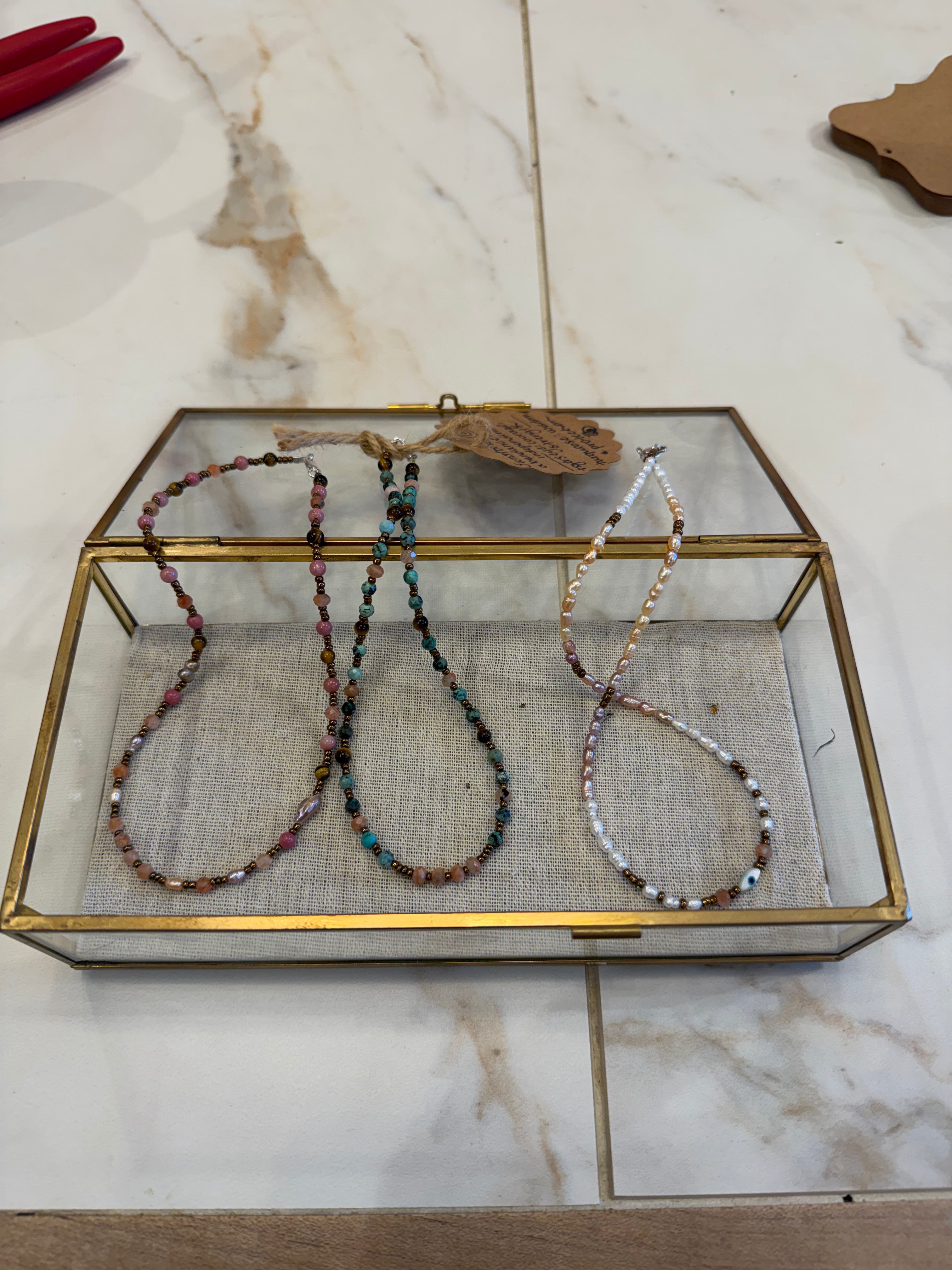 Silver & Soil Studio Beaded Choker