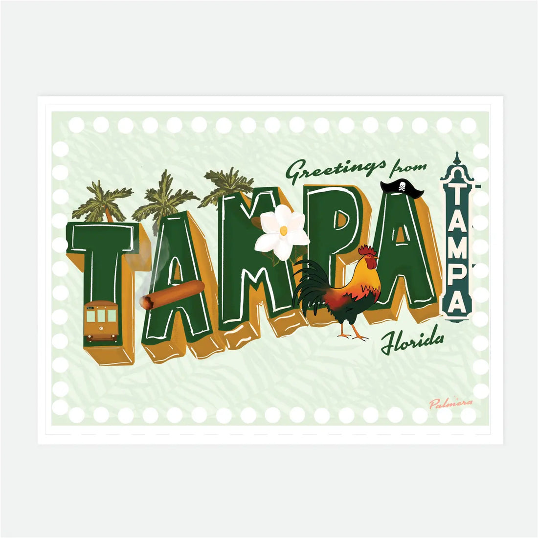 Greetings from Tampa Postcard