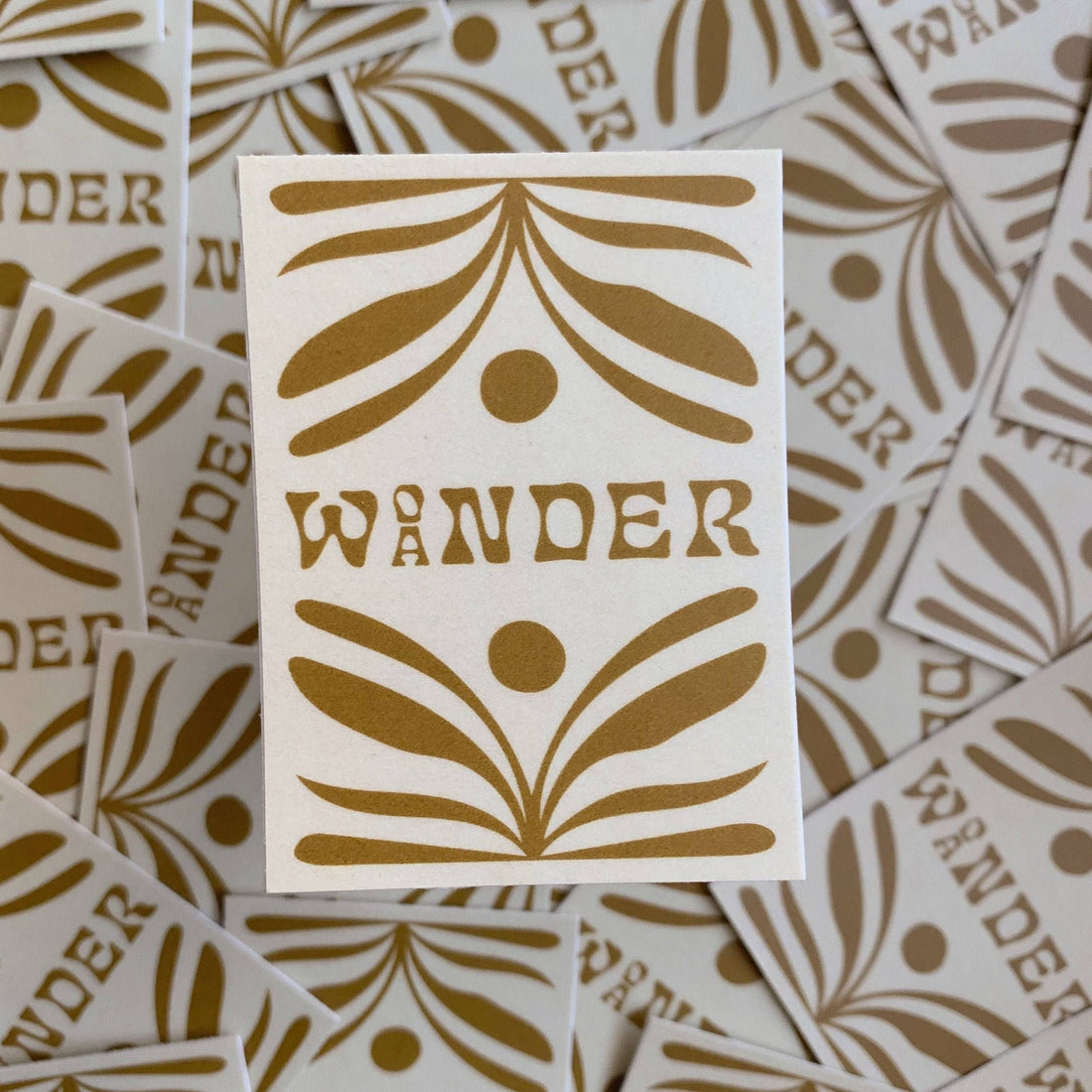 Wonder/Wander - Vinyl Sticker