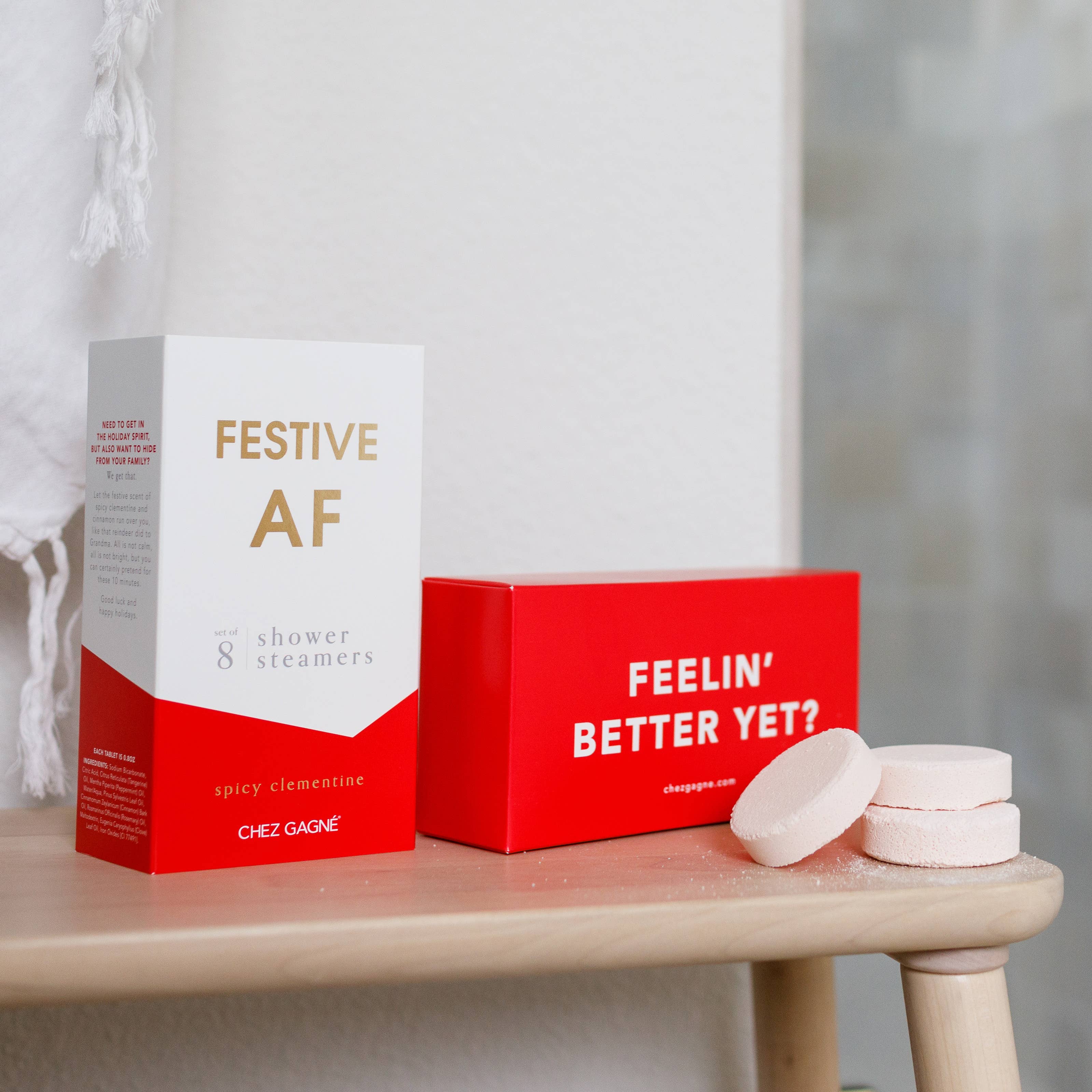 Festive AF Shower Steamers - Spicy Clementine