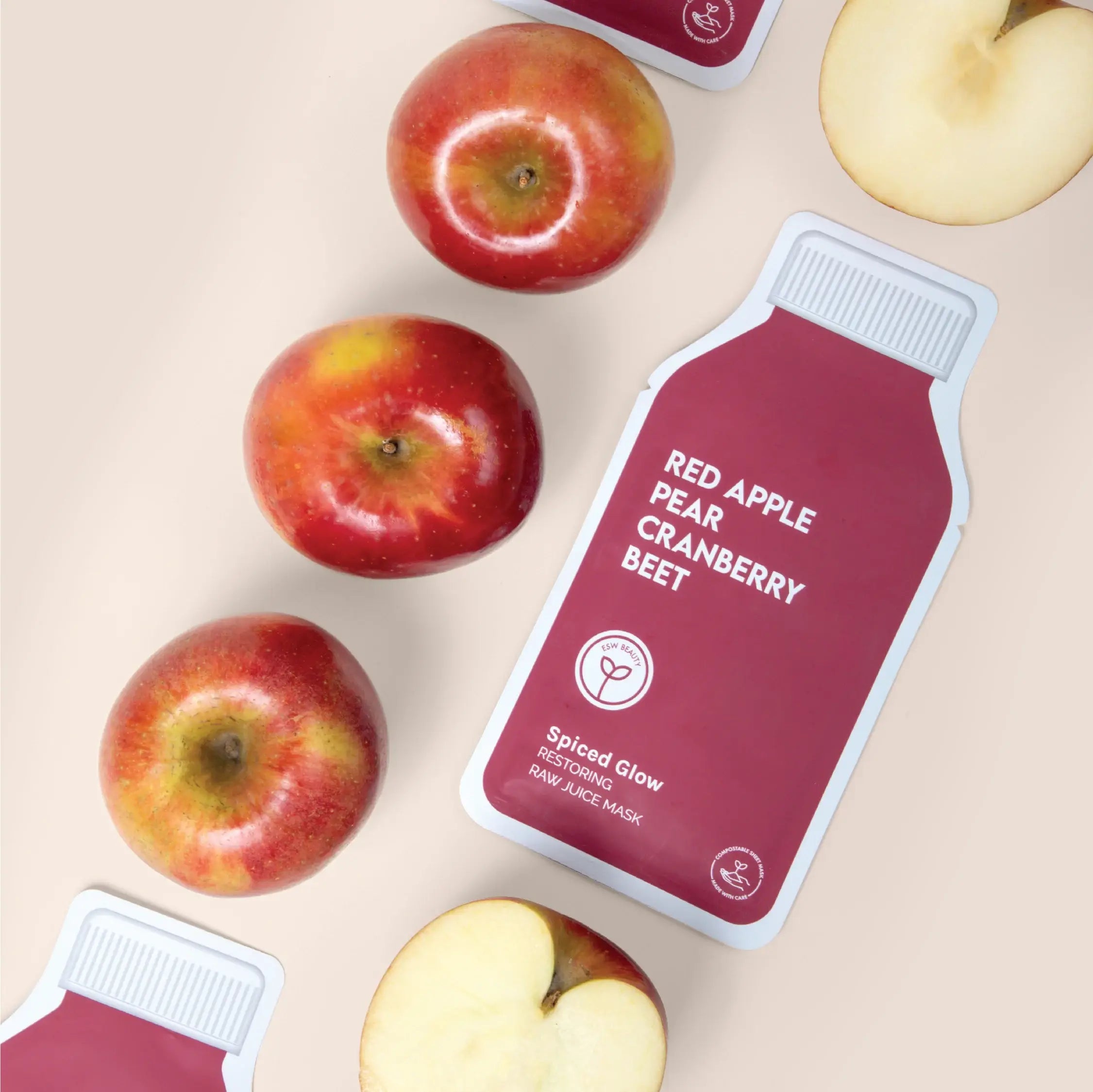 Red Apple Glow Sheet Mask