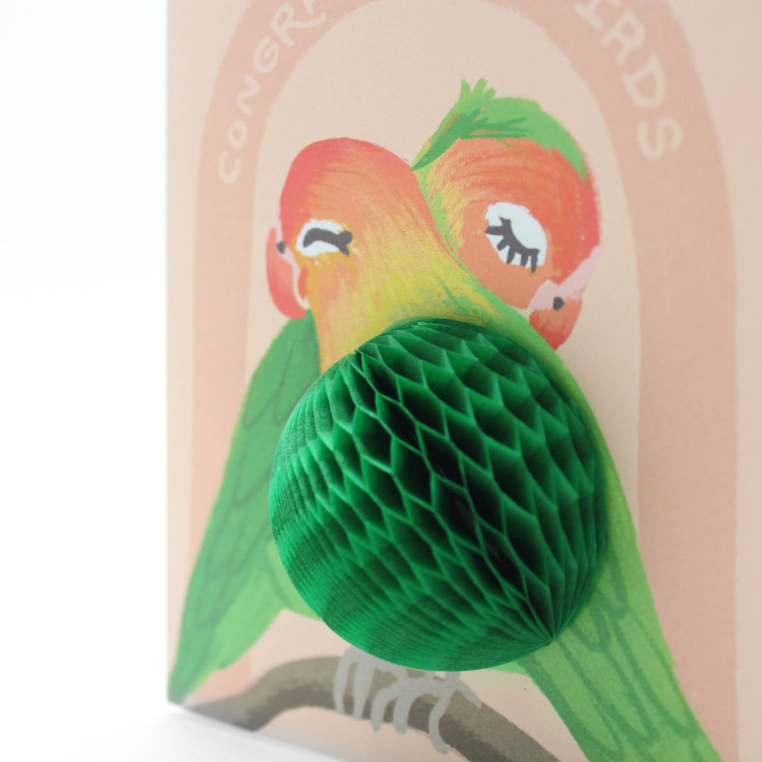 Pop-up Lovebirds - Love / Wedding Card