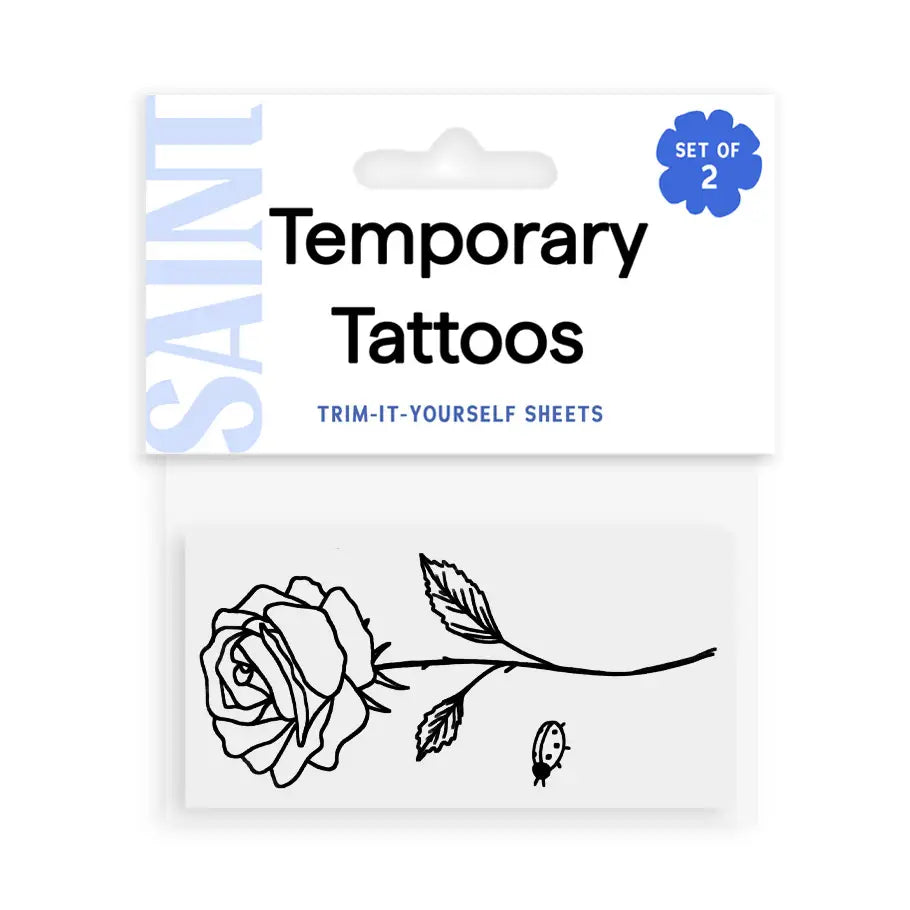 Birth Flower Temporary Tattoo