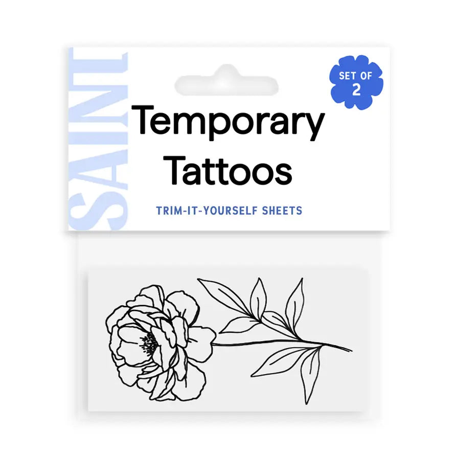 Birth Flower Temporary Tattoo