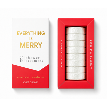 Everything is Merry Shower Steamers (Peppermint + Eucalyptus)