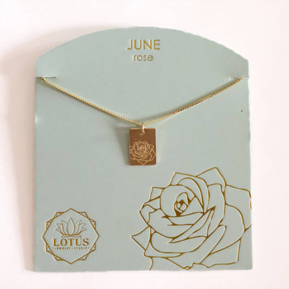 Birthflower Necklaces - 