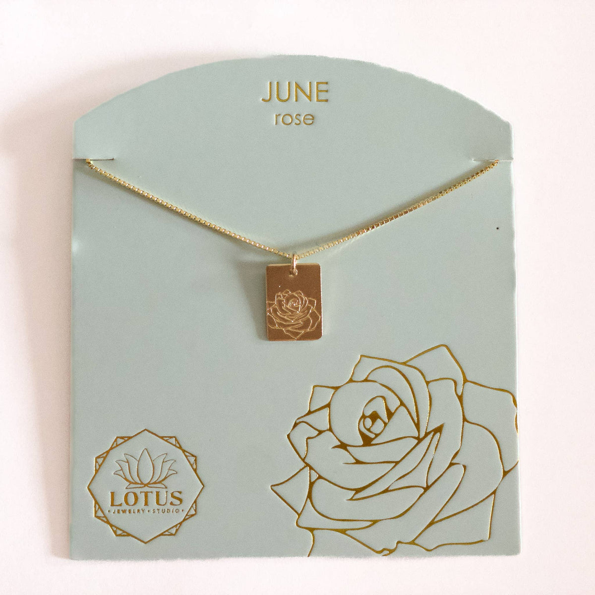 Birth Flower Necklace