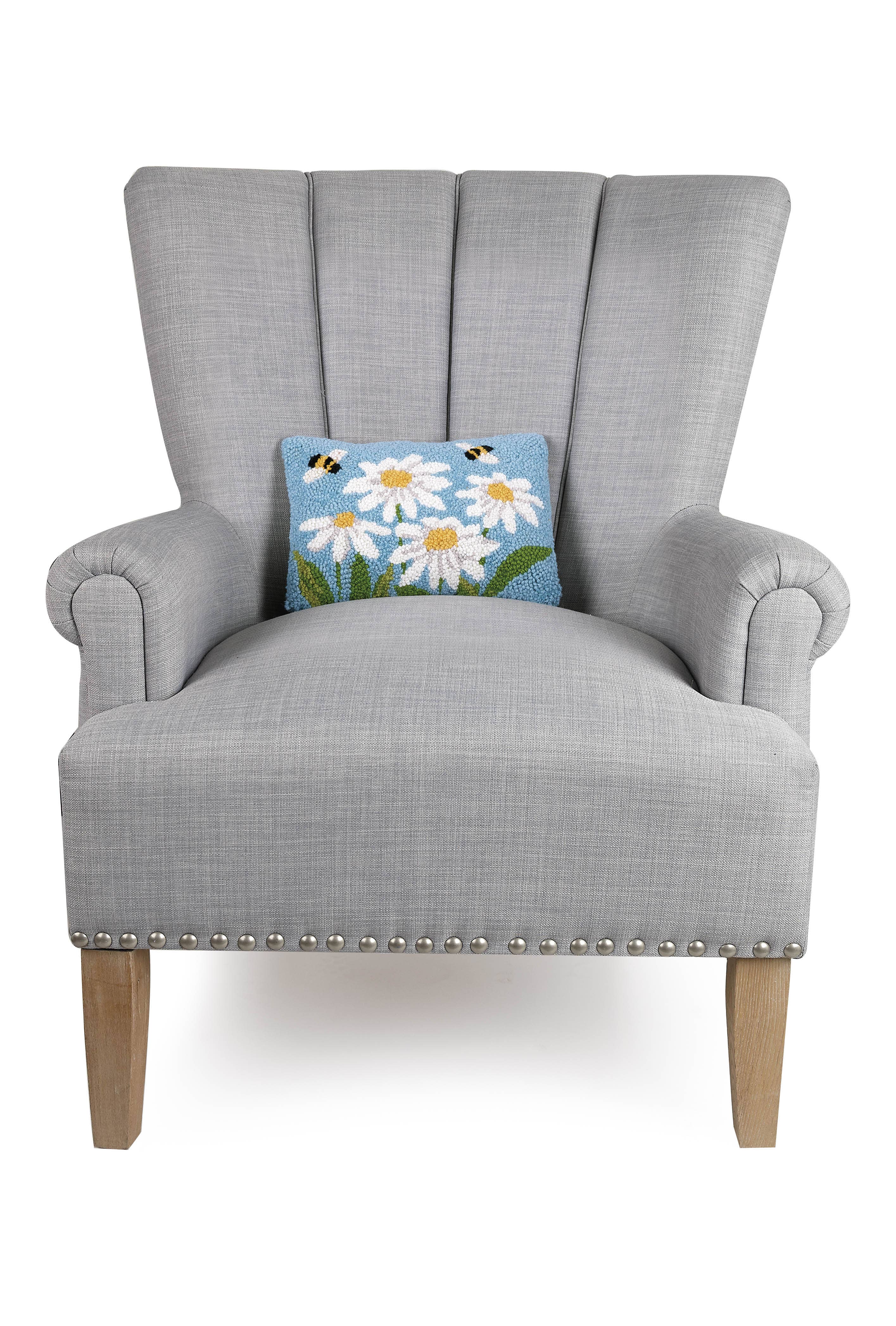 Daisies &amp; Bees Hook Pillow