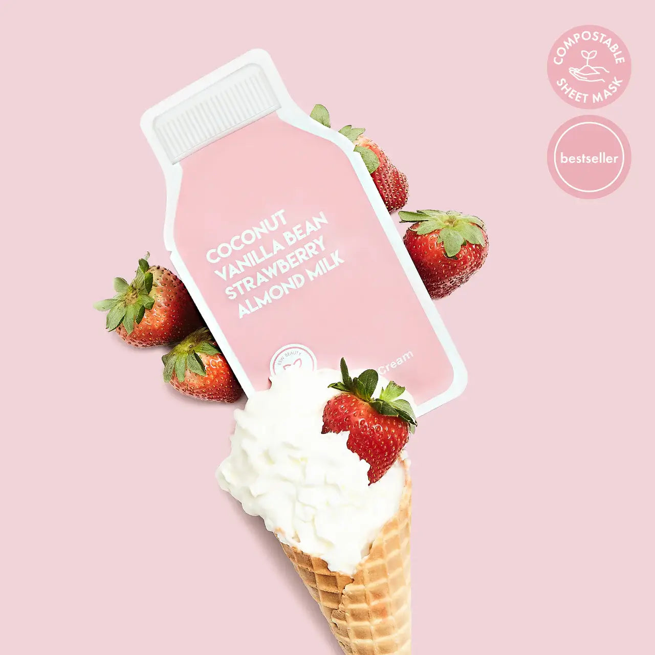 Strawberries and Cream Sheet Mask