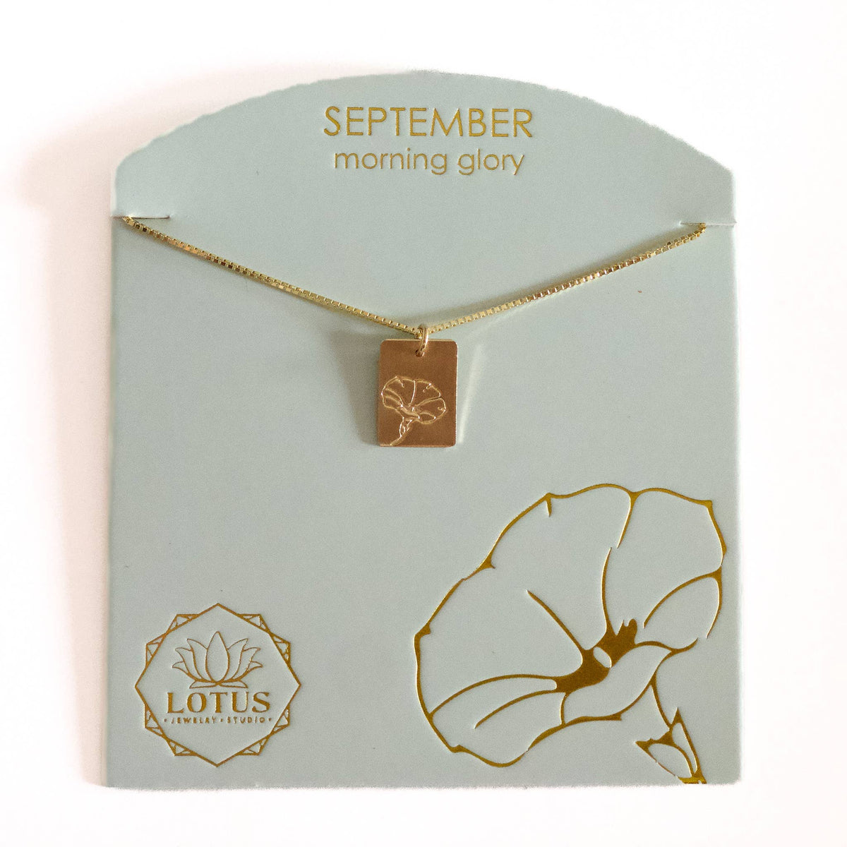 Birth Flower Necklace