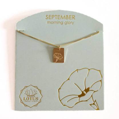 Birth Flower Necklace