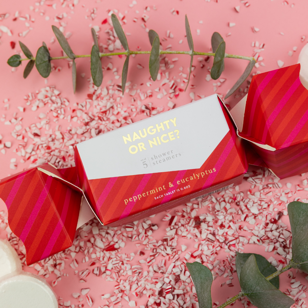 Naughty or Nice? - Mini Shower Steamer Popper Gift Set