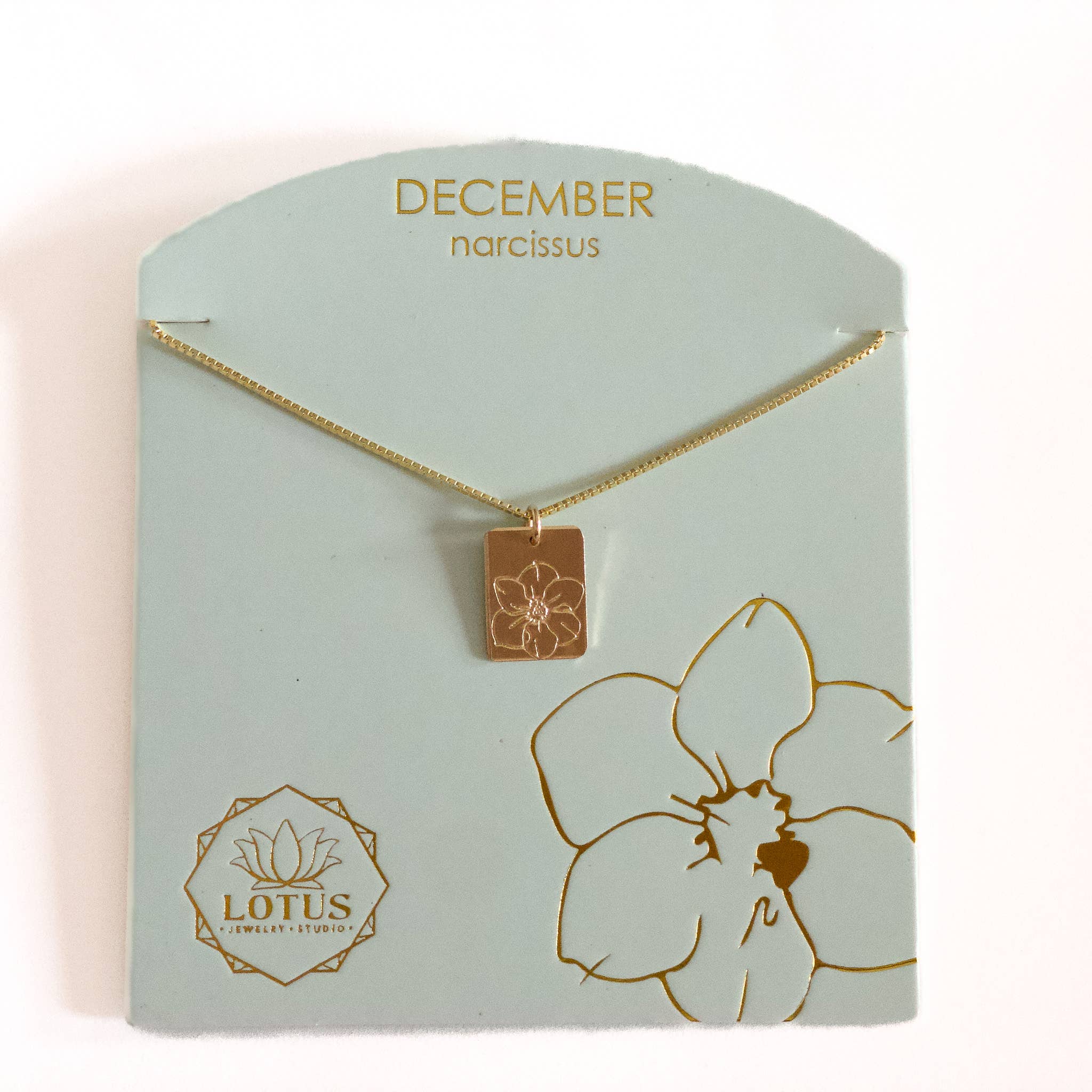 Birth Flower Necklace