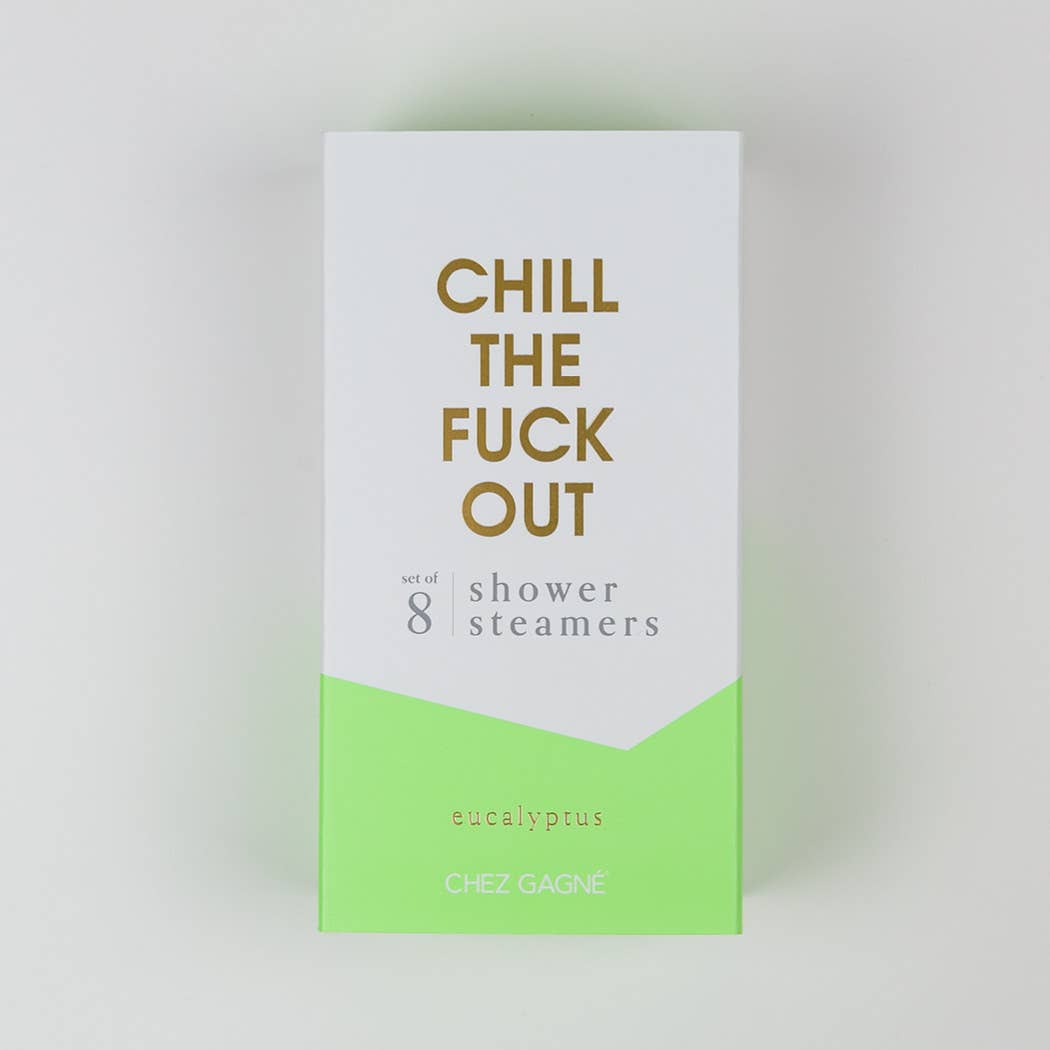 Chill the Fuck Out Shower Steamers - Eucalyptus - Set of 8 Tabs