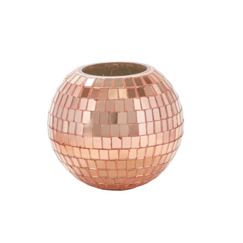 Twila Disco Vase Sm | ROSE GOLD