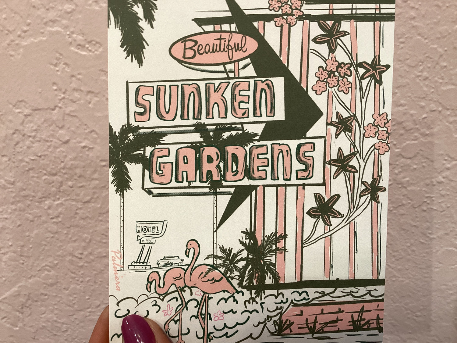 Sunken Garden Postcard