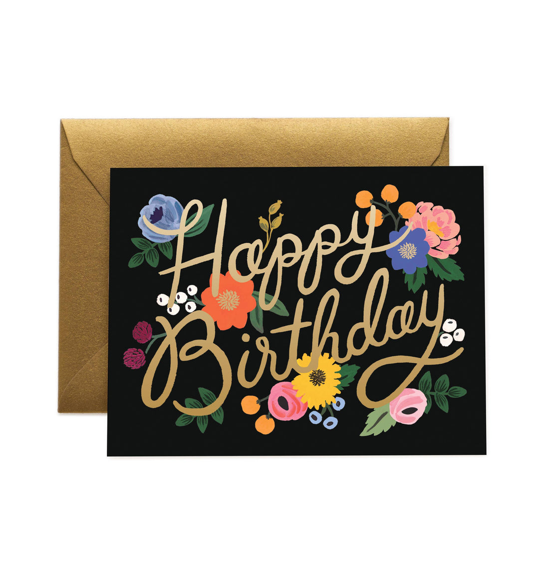 Vintage Blossoms Birthday Card