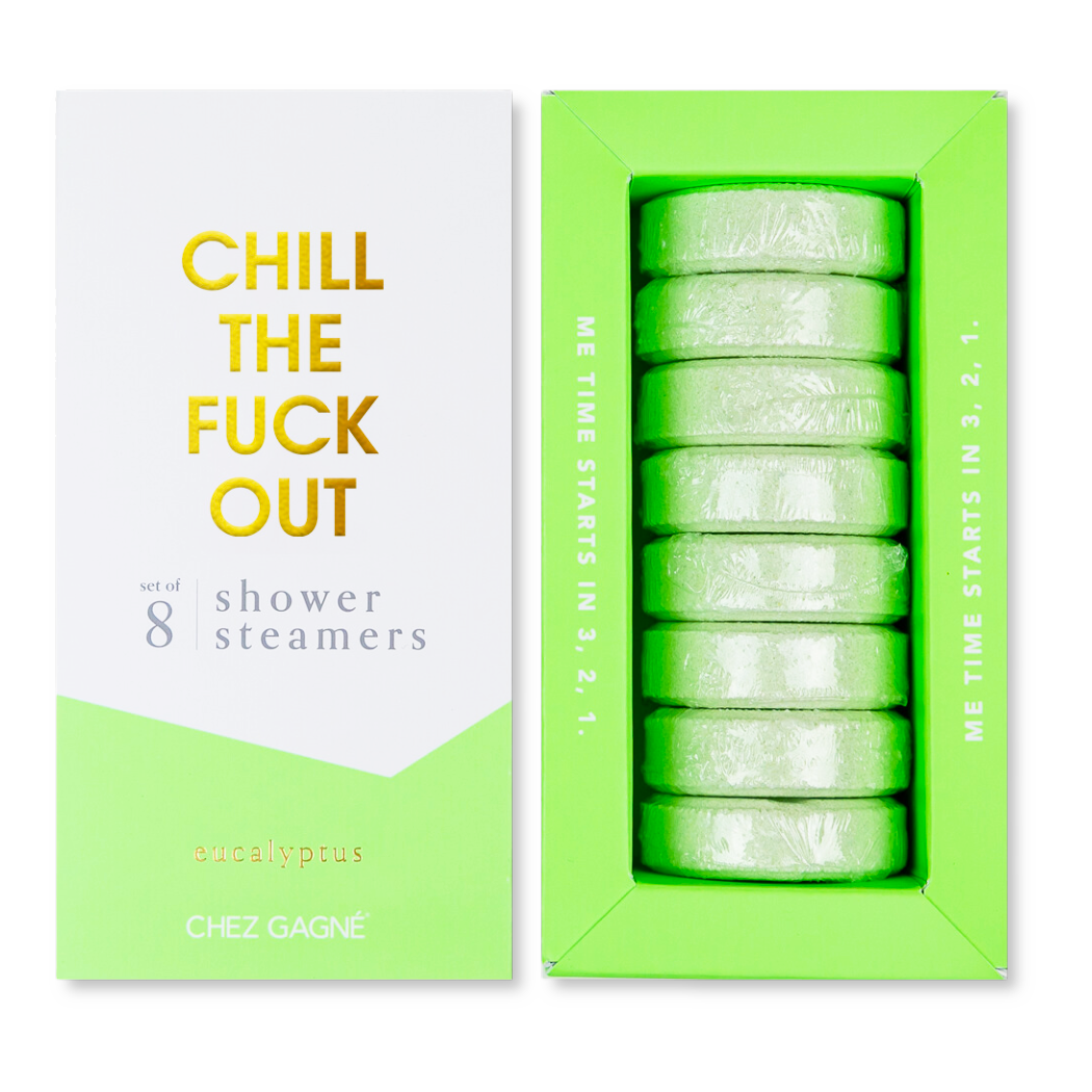 Chill the Fuck Out Shower Steamers - Eucalyptus - Set of 8 Tabs