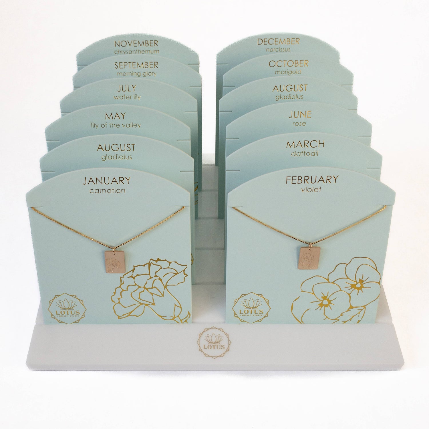 Birthflower Necklaces - 