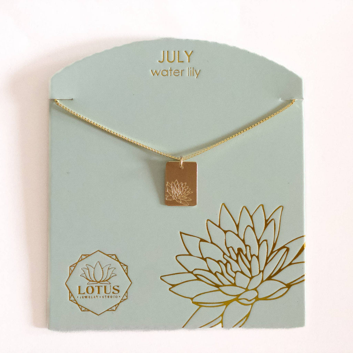 Birth Flower Necklace