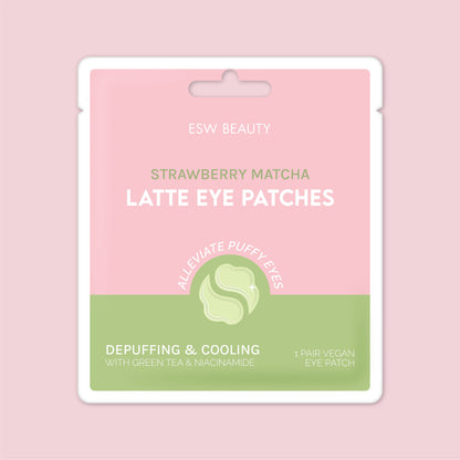 Strawberry Matcha Latte Eye Patches
