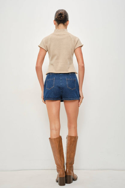Jenna Button Knit Top