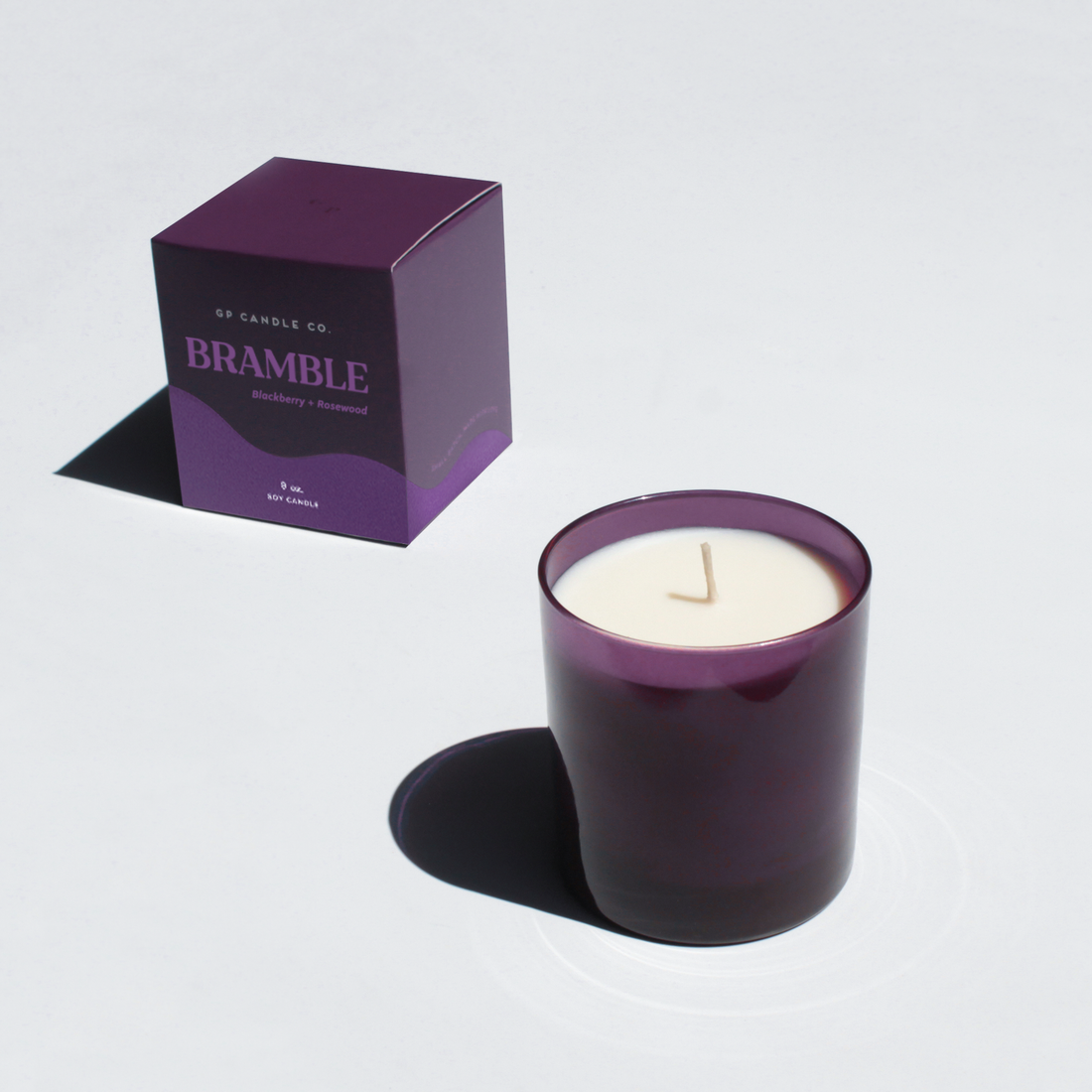 Bramble 9 oz. Hue Candle (Blackberry + Rosewood)