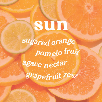 Sun 9 oz. Hue Candle (Sparkling Citrus)