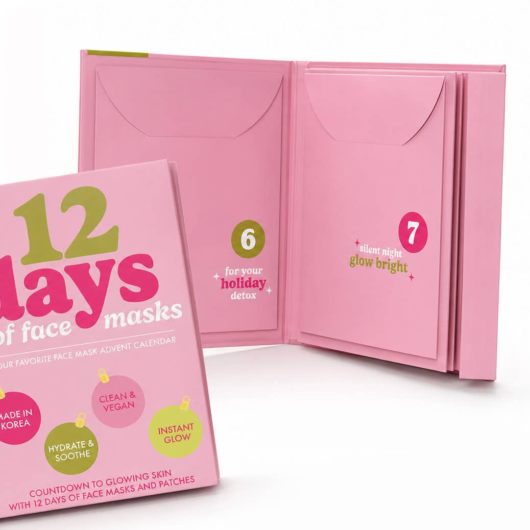 12 Days of Face Masks Advent Gift Set