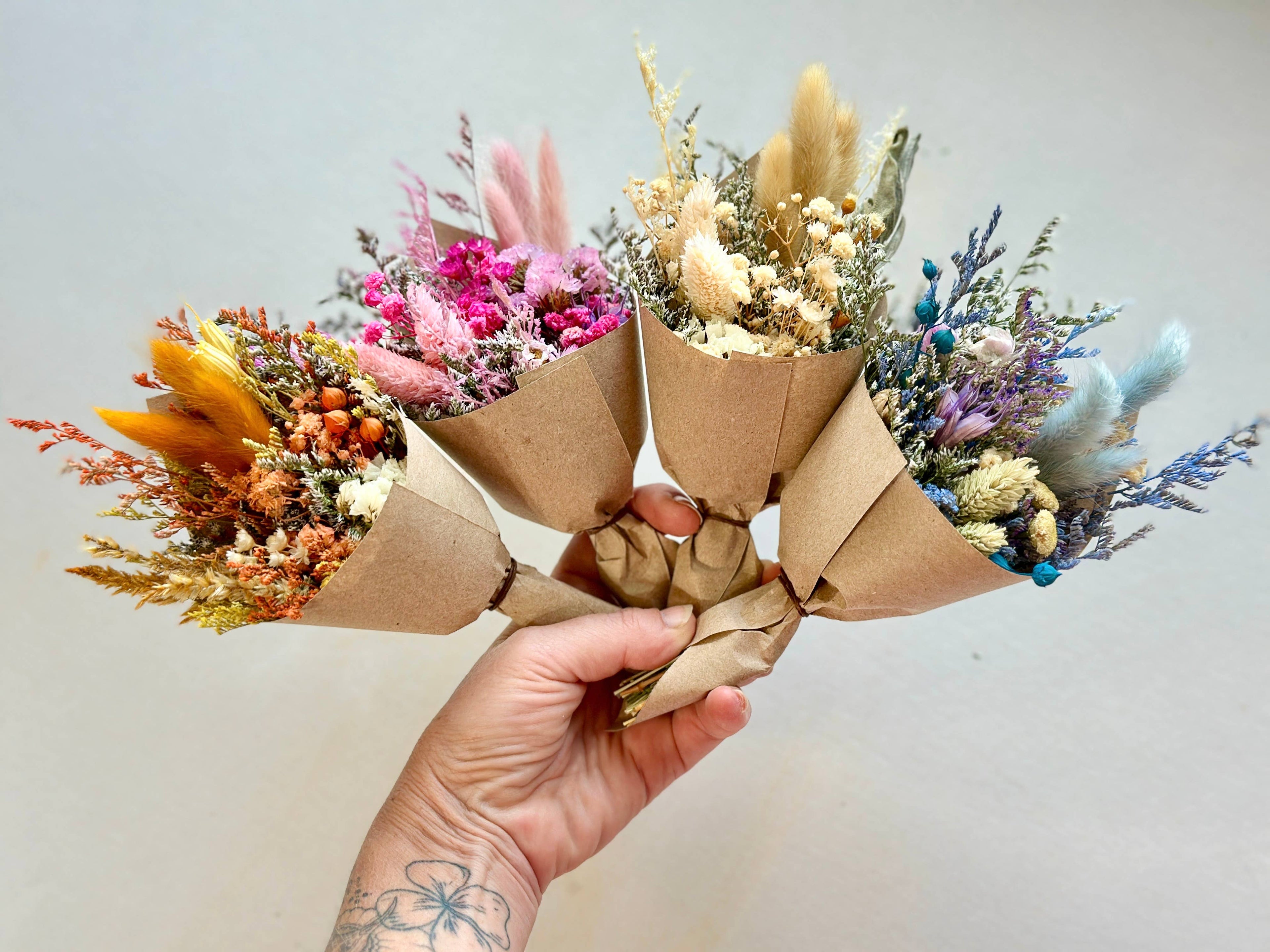 Mini Dried Bouquets