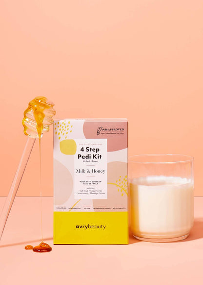 Milk &amp; Honey 4 Step Pedi Kit