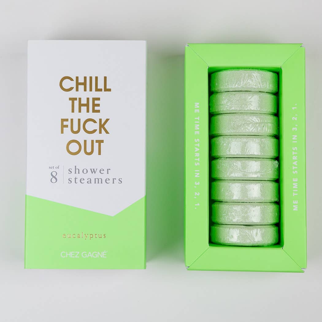 Chill the Fuck Out Shower Steamers - Eucalyptus - Set of 8 Tabs