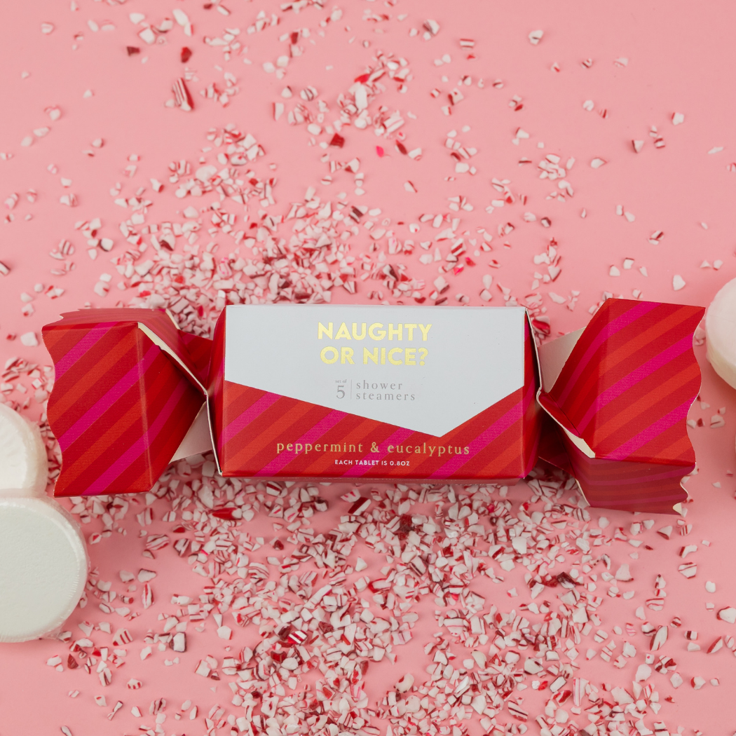 Naughty or Nice? - Mini Shower Steamer Popper Gift Set