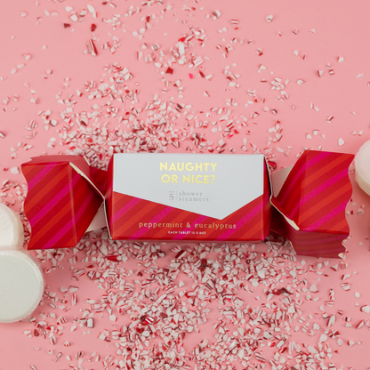 Naughty or Nice? - Mini Shower Steamer Popper Gift Set