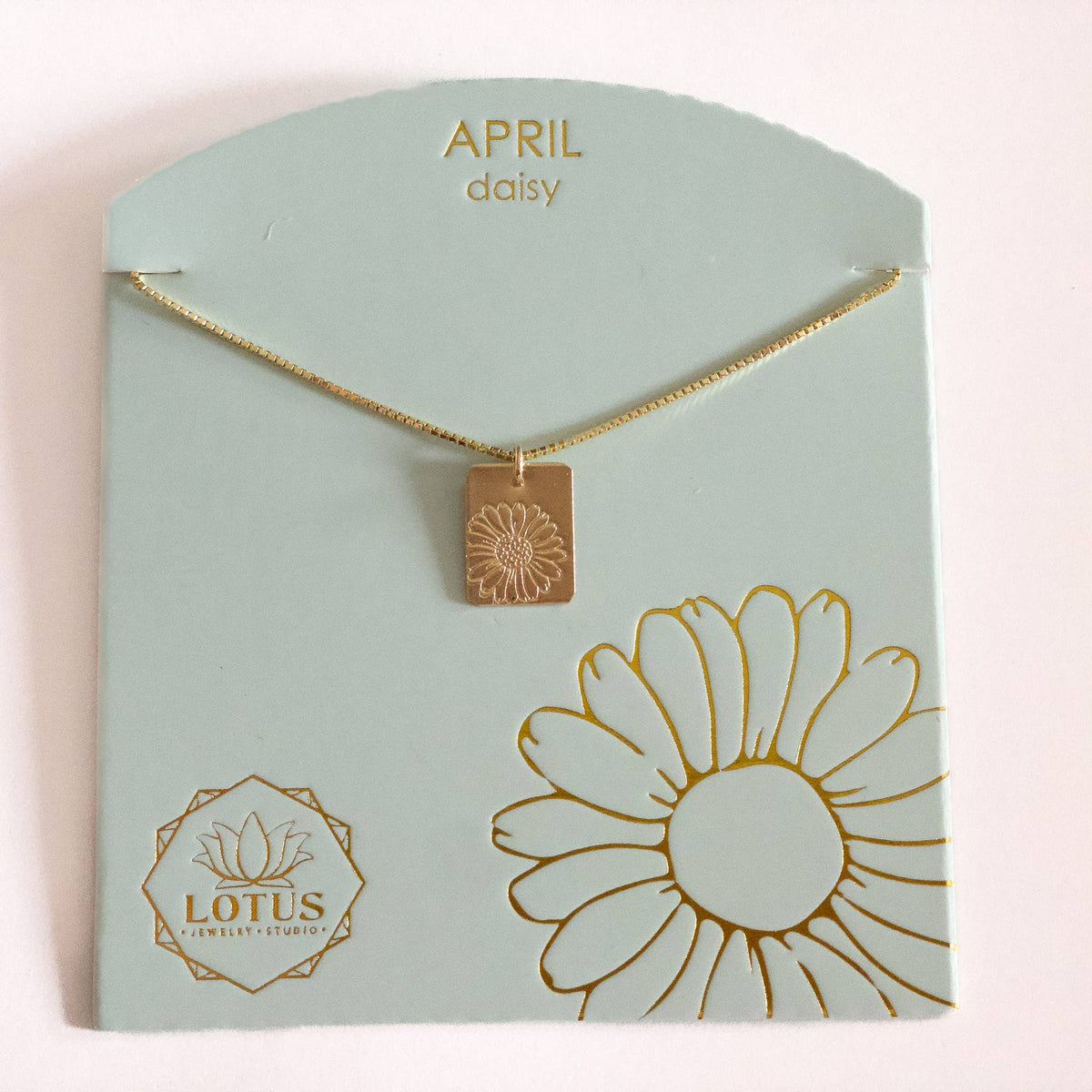 Birth Flower Necklace