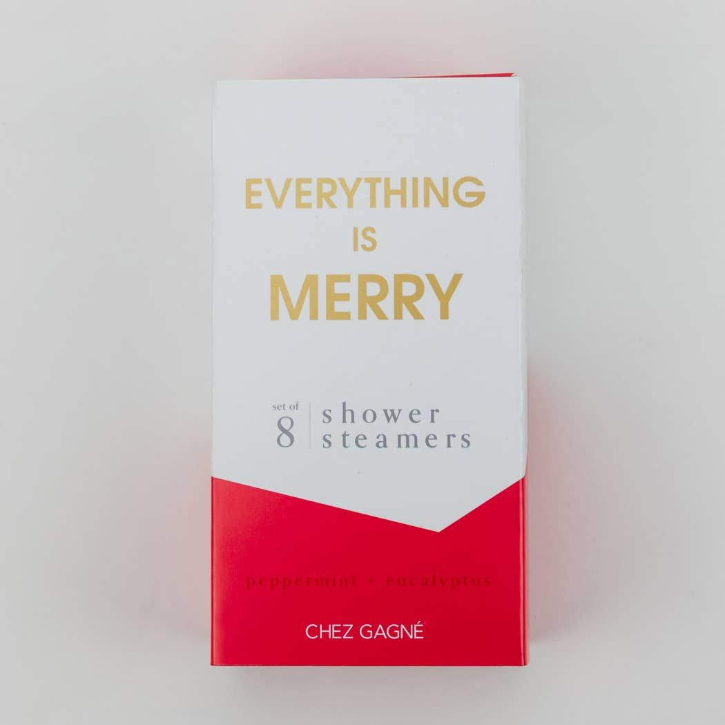 Everything is Merry Shower Steamers (Peppermint + Eucalyptus)