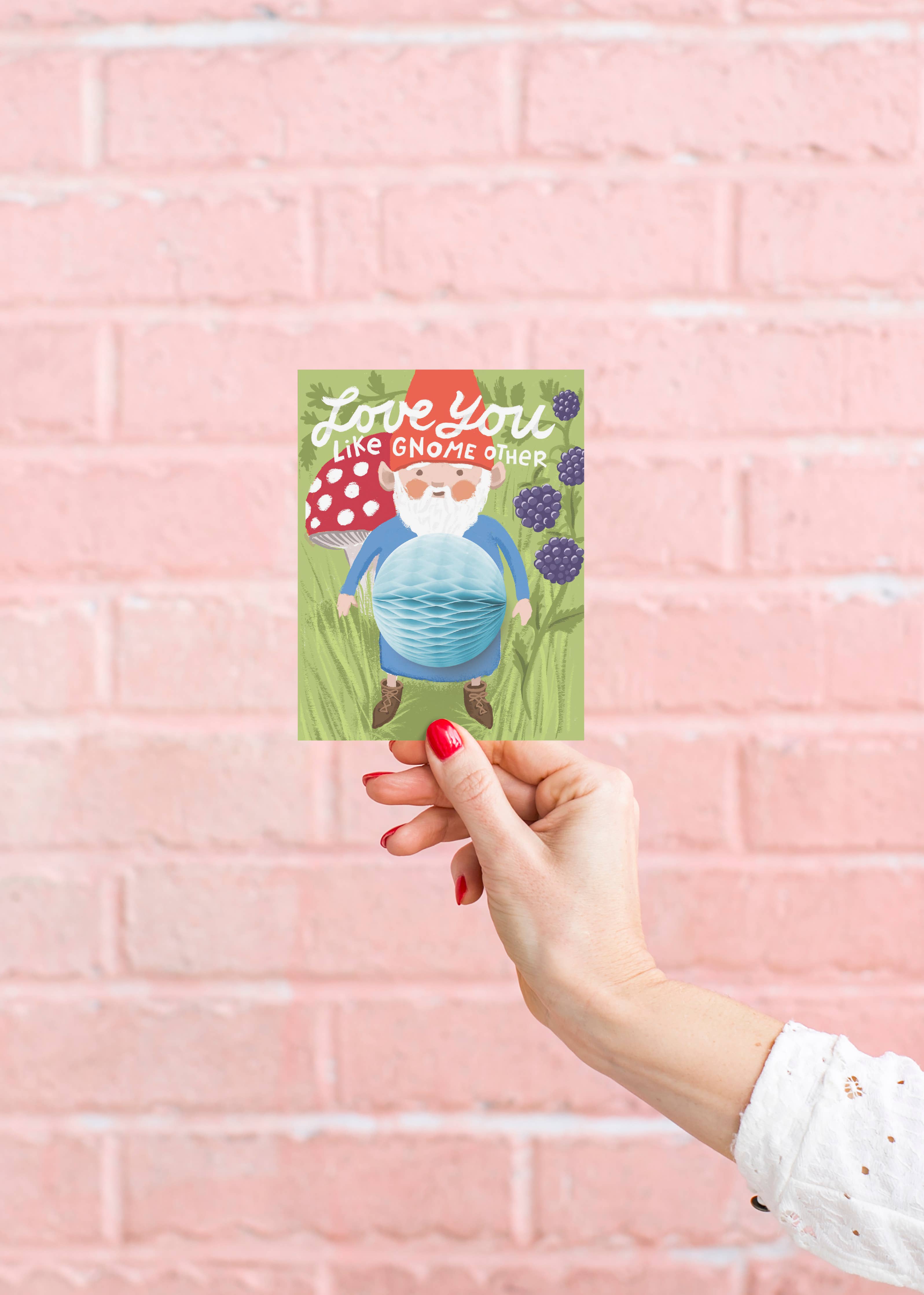 Pop-up Gnome - Love / Friendship Card