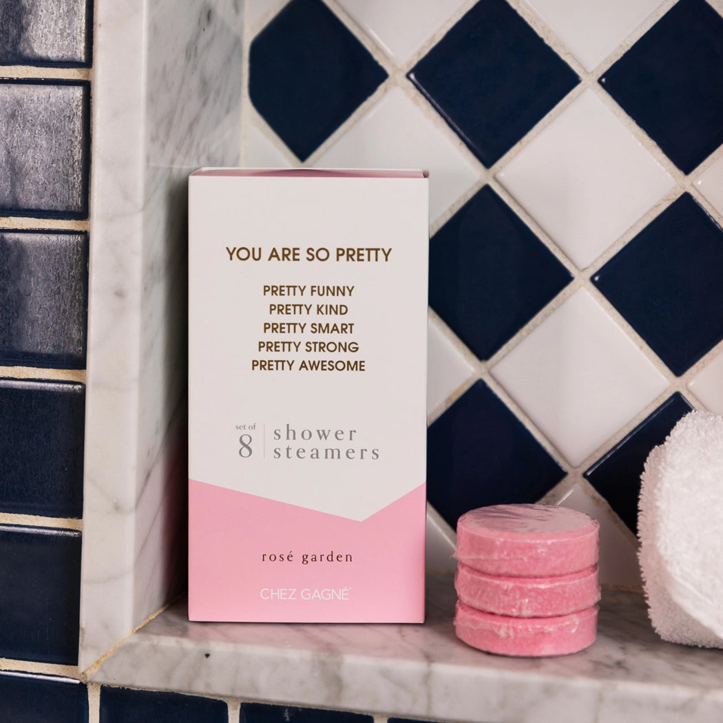 You Are So Pretty Shower Steamers - Rosé Garden - Set of 8 Tab