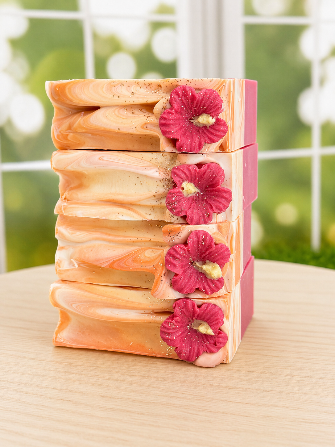 Hibiscus Garden Artisan Soap Bar