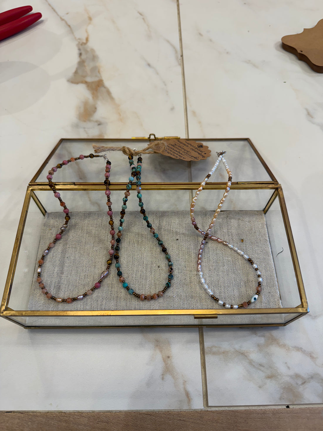 Silver &amp; Soil Studio Beaded Choker