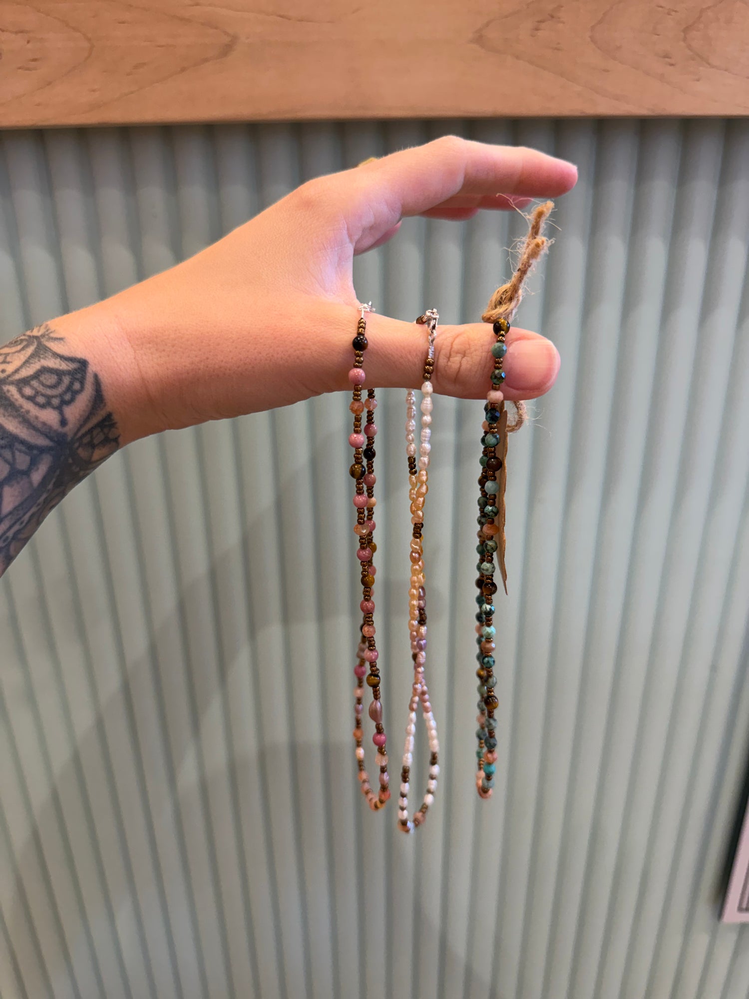 Silver &amp; Soil Studio Beaded Choker