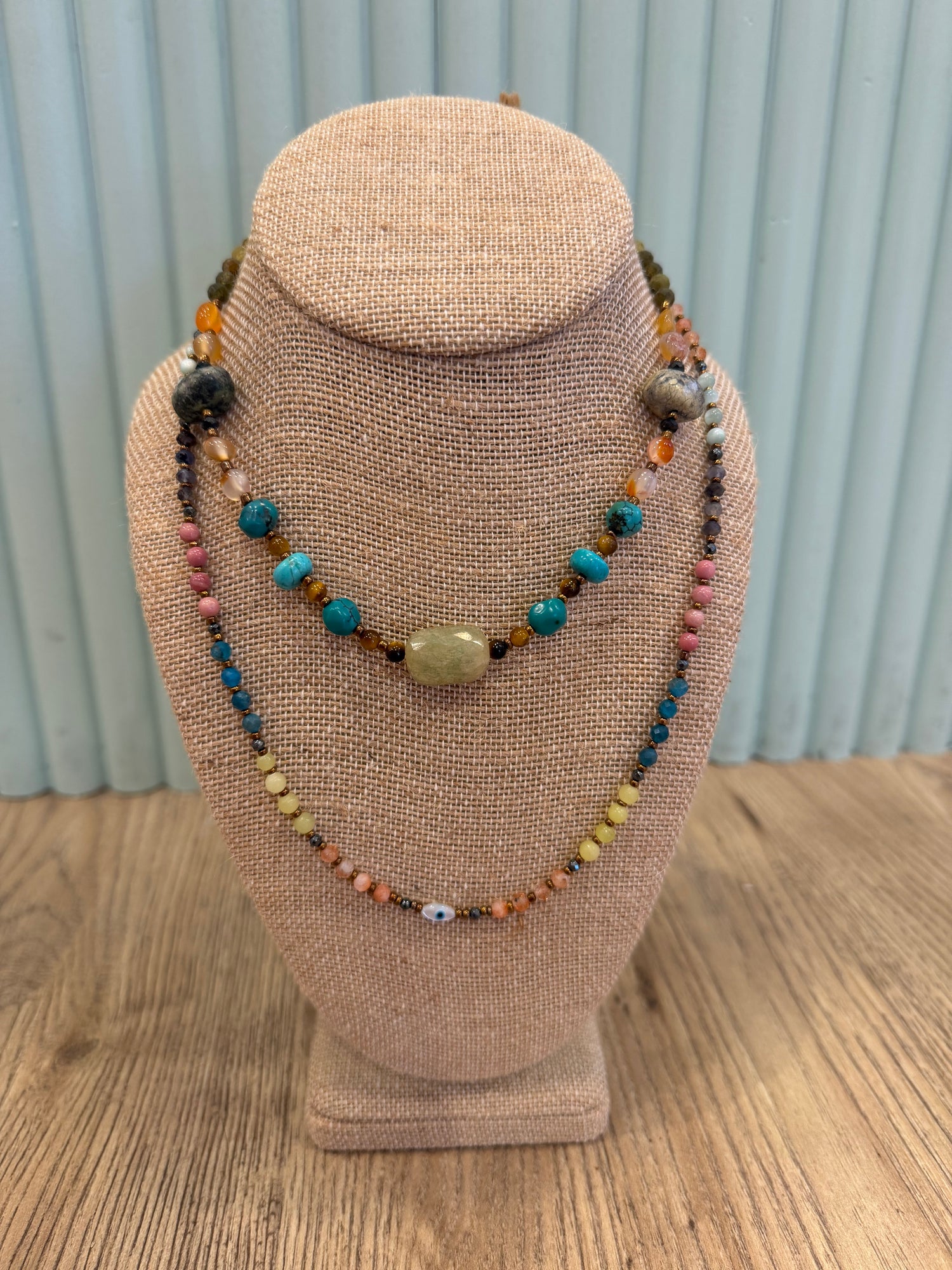 Silver &amp; Soil Studio Beaded Necklace