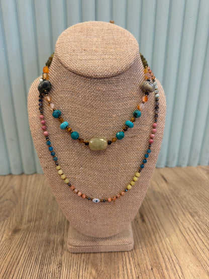 Silver &amp; Soil Studio Beaded Necklace